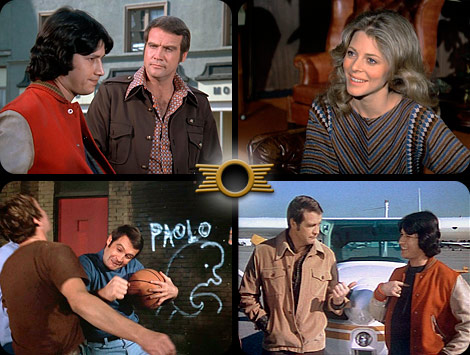 Left to Right 
1. Michael Salicido, Lee Majors 
2. Lindsay Wagner 
3. Lee Majors, Michael Salicido 