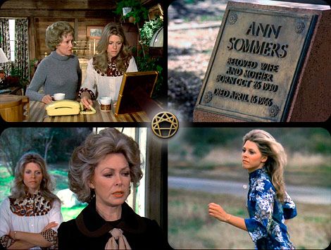 Left to Right 
1. Martha Scott, Lindsay Wagner 
2. Lindsay Wagner, Barbara Rush 
3. Lindsay Wagner 