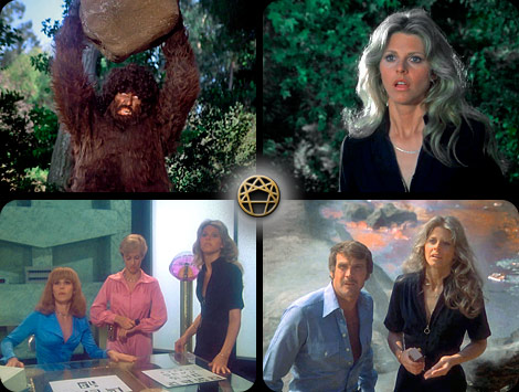 Left to Right
1. Lindsay Wagner
2. Stefanie Powers, Sandy Duncan, Lindsay Wagner
3. Lee Majors, Lindsay Wagner