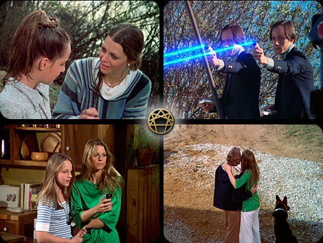 Left to Right 
1. Helen Hunt, Lindsay Wagner 
2. Jim & Jon Hager 
3. Helen Hunt, Lindsay Wagner