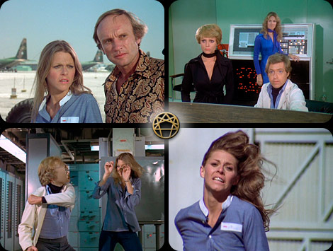 Left to Right 
1. Lindsay Wagner, James Olson 
2. Jennifer Darling, Michael Burns, w/Jeannie Wilson 
3. Michael Burns(?), Lindsay Wagner 