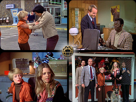 Left to Right
1. Jennifer Darling, Marcus Mukai
2. James Sikking, Brock Peters
3. Jennifer Darling, Lindsay Wagner