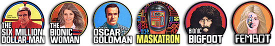 Kenner Bionic Toy Logos